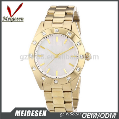 1N14 gold set watch jewels diamonds water resistant timepieces